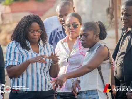 Administração Municipal da Samba visita pontos críticos no bairro Huambo